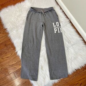 Y2k vintage victoria’s secret pink gray boyfriend sweatpants XS